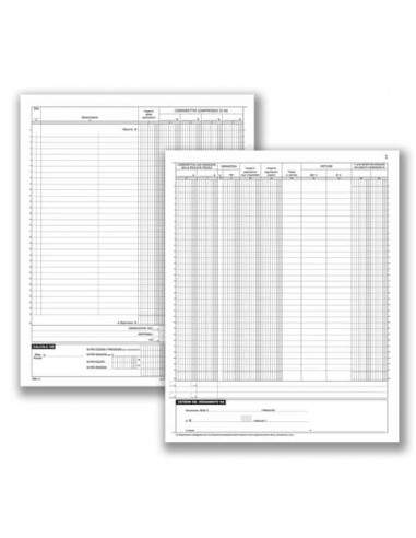 Registri dei corrispettivi data ufficio 16 pagg. numerate 31x24,5 cm DU1386N0000  - 1