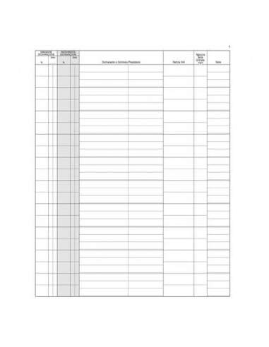 Registro protocollo esportatori data ufficio 94 pagg. 31x24,5 cm DU139400000  - 1