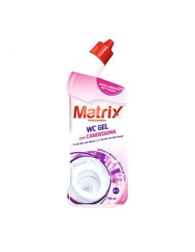 Detergente con candeggina Gel per WC Matrix 750 ml XM021 Matrix - 1