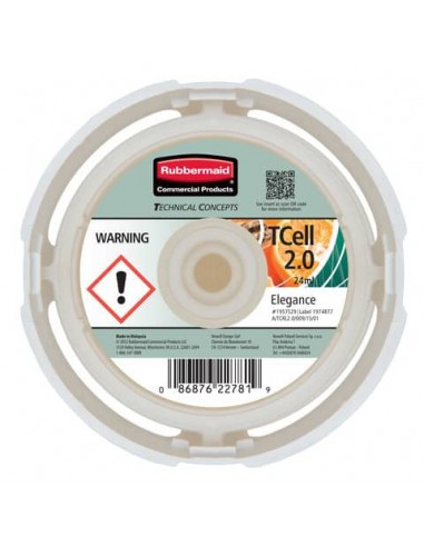 Ricarica di fragranza Rubbermaid TCELL 2.0  Elegant 24 ml 1957529 Rubbermaid - 1