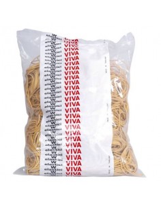 Elastici in gomma VIVA giallo diametro 60 mm Conf. 500 gr - E060-500 Viva - 1