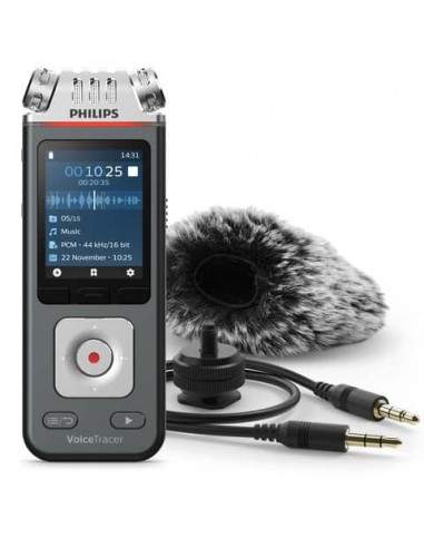 Registratore vocale digitale PHILIPS VoiceTracer 7110 antracite DVT7110 Philips - 1