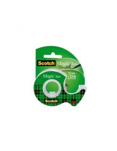 Nastri adesivo trasparente Scotch Magic™ 19 mm x 7,5 m in minichiocciola trasparente 7100086322 Post-It - 1