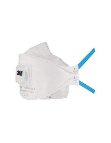 Respiratori a conchiglia con valvola 3M Aura™ bianca FFP2 - Conf. 10 pezzi - 9322+Gen3 Scotch - 1
