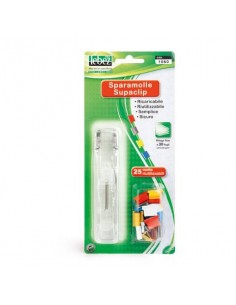 Sparamolle lebez Supaclip fino a 30 ff. trasparente. Con 25 molle 1060 Lebez - 1