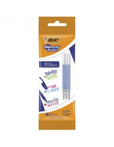 Refill BIC Gelocity Illusion Pouch 0,7 mm blu Conf. 3 pezzi - 9514511 Bic - 1