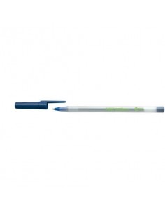Penne ecologiche con cappuccio BIC Round Stic ECOlutions 1 mm blu Conf. 60 pezzi - 8932402 Bic - 1