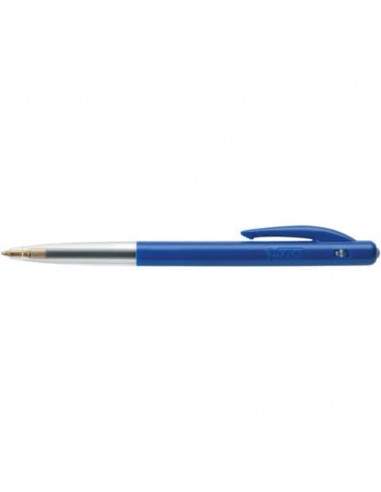 Penne a sfera a scatto BIC Original M10 1 mm blu Conf. 50 pezzi - 1199190121 Bic - 1