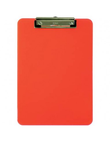 Portablocchi con clip MAULneon arancione trasparente 31,8x22,6 cm 2340641 Saila - 1