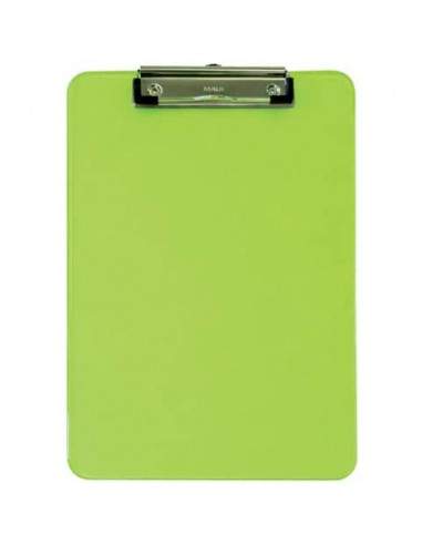 Portablocchi con clip MAULneon verde trasparente 31,8x22,6 cm 2340651 Saila - 1