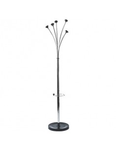 Appendiabiti MAULventus argento chiaro h 188 cm - 5 ganci 9406596  - 1