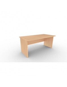 Scrivania con fianco in legno DELLA ROVERE Kompas 160x80x72 cm faggio D222332  - 1