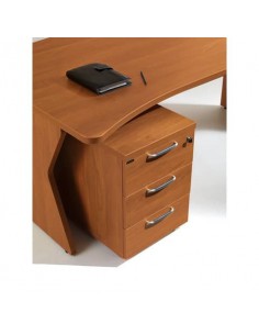 Cassettiera a 3 cassetti con ruote DELLA ROVERE Kompas 42x56x60 cm faggio D224355  - 1