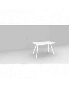 Scrivania Dattilo DELLA ROVERE eKompi 120x60x74 cm bianco struttura bianca D267056  - 1