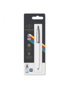 Penna a sfera Parker Jotter Original Plastic M fusto Bianco 2096874 Parker - 1