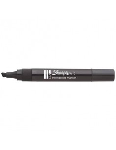 Marcatore permanente Sharpie W10 punta a scalpello 5 mm Nero S0192654 Sharpie - 1