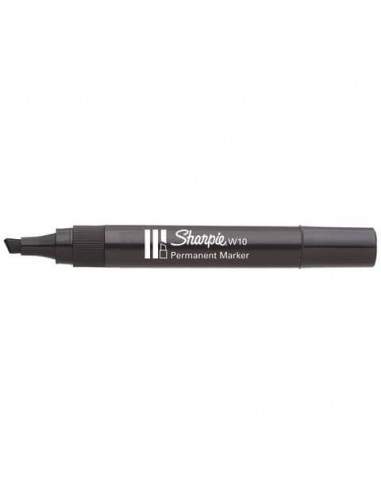 Marcatore permanente Sharpie W10 punta a scalpello 5 mm Nero S0192654 Sharpie - 1