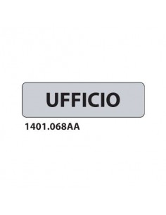 Cartello adesivo per interni "Ufficio" 17x4,5 cm Dixon Industries conf. 15 pezzi - 1401.068AA  - 1