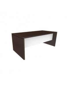 Scrivania direzionale DELLA ROVERE Lithos 190x90x75 cm rovere - traversa bianca - D268000LRB  - 1