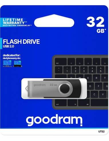 Chiavetta/Pendrive USB Goodram Twister 32GB nera USB 2.0 Goodram - 1