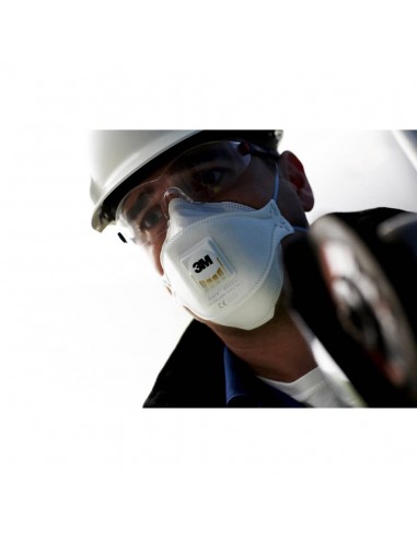 Respiratore monouso 3M Aura 9332+ 3M con filtro a bassa resistenza FFP2 Conf. 10 pezzi - 9332