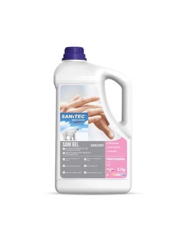 Gel igienizzante mani Sanitec Sani Gel Flacone 4,7 kg - 1032