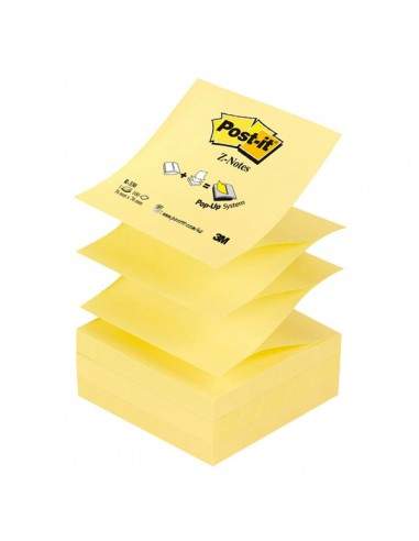 Ricariche Post-it® Z-Note - 76x76 mm - giallo canary - R 330 (conf. 12)