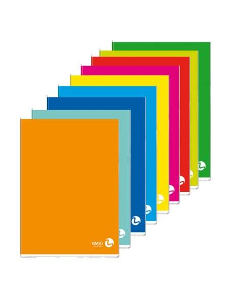Conf. 10 Maxi Quadernone BM Color 80 Basic formato A4 80 fogli assortito BM - 2