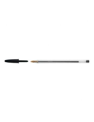 Penna a sfera Cristal® Bic - Medium - nero - 1 mm - 8373639 (conf.50)