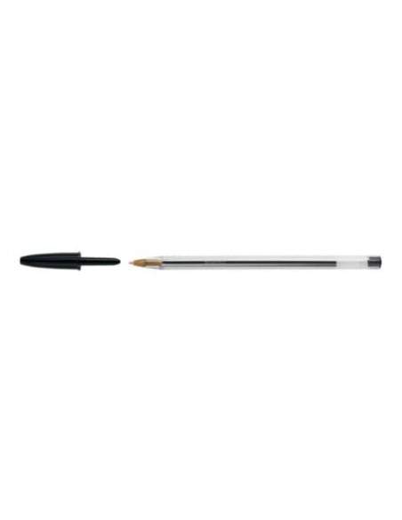Penna a sfera Cristal® Bic - Medium - nero - 1 mm - 8373639 (conf.50)