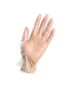 Guanti in vinile Icoguanti - M - bianco trasparente - EVL VINYL M (conf.100) 2