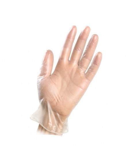 Guanti in vinile Icoguanti - M - bianco trasparente - EVL VINYL M (conf.100)