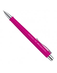 Penna a sfera Polyball Faber Castell - punta XB - tratto 1,2 mm - fusto rosa - 241128