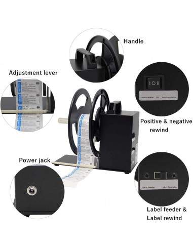 Riavvolgitore automatico per etichette in bobina larghezza max120mm diametro 200mm  - 5 Riavvolgitore automatico per etichette in bobina larghezza max120mm diametro 200mm  - 5