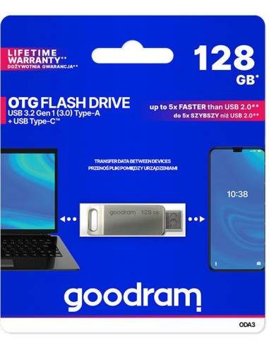 GoodRAM DUALDRIVE OTG 128GB USB 3.2 + type C Goodram - 1