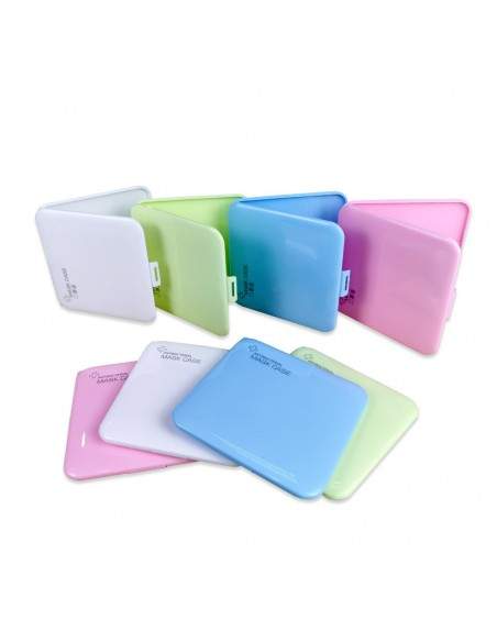 Custodia Porta Mascherina Antibatterica - 130X130X14 mm - Verde MASK CASE - 1