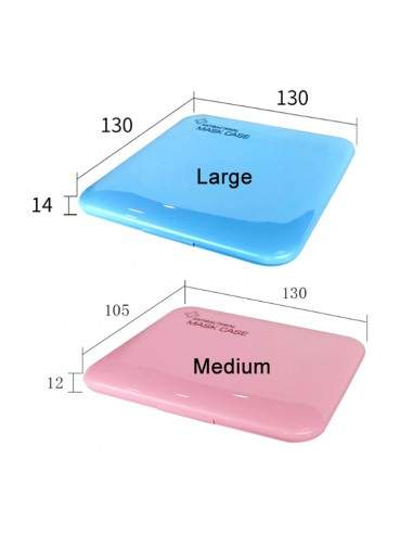 Custodia Porta Mascherina Antibatterica - 105X130X12 mm - Rosa MASK CASE - 5