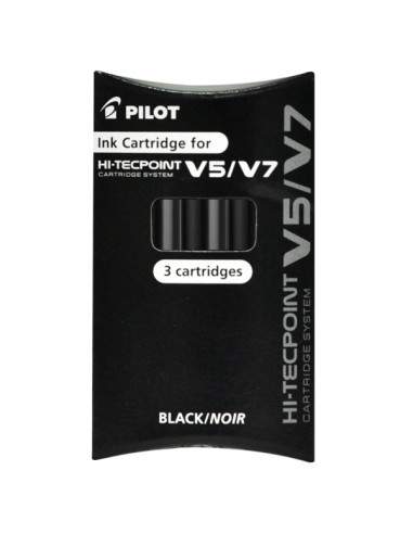 Ricarica Pilot Roller V5 V7  Hi Tecpoint - nero - 040335 (conf.3)