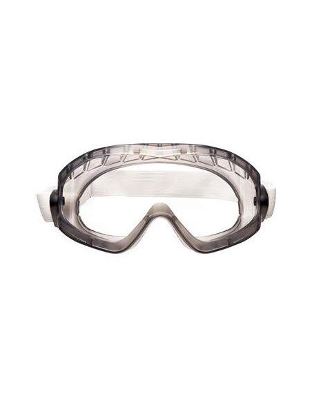 Occhiali a mascherina di protezione 3M 2890S, lente trasparente in PC (AS/AF), a tenuta di gas, banda elastica