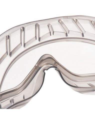 Occhiali a mascherina di protezione 3M 2890S, lente trasparente in PC (AS/AF), a tenuta di gas, banda elastica