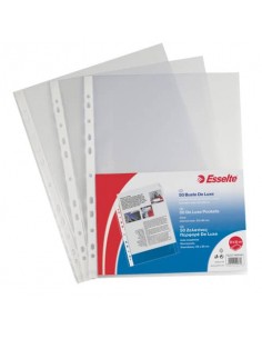 Buste a foratura universale Copy Safe Esselte - Deluxe 22x30 cm lucida - 395097500 (conf.50) Esselte - 3