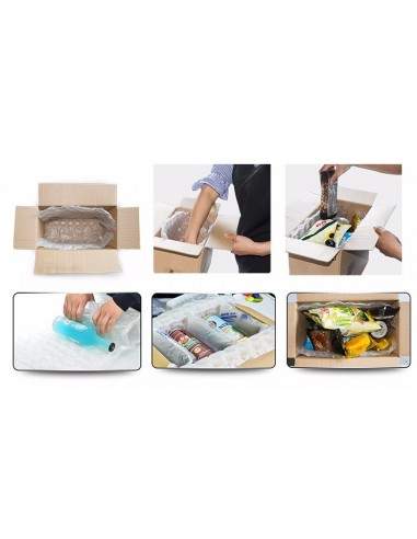 Rotolo cuscino bolle d'aria riempimento imballaggio - 400x280 mm 300 mt - Ø30