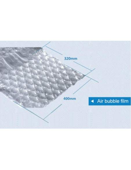 Rotolo cuscino bolle d'aria riempimento imballaggio - 400x280 mm 300 mt - Ø30