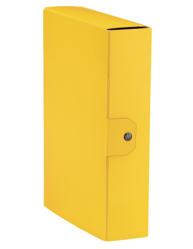 Cartelle portaprogetti Esselte C88 DELSO ORDER dorso 8cm presspan lucido giallo 25x35 cm - 390388090