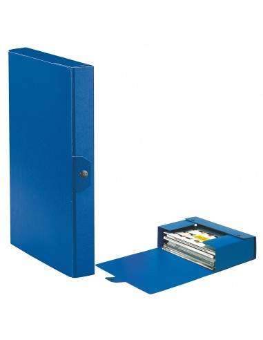 Scatole portaprogetti Eurobox Esselte - dorso 4 cm - 25x35 cm - blu - 390324050 (conf.5)