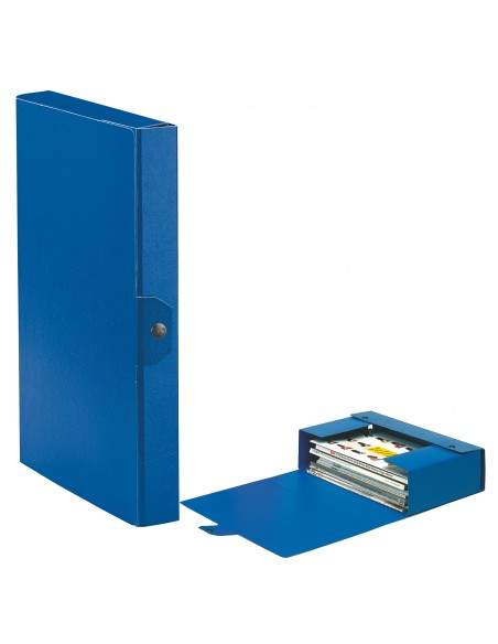 Scatole portaprogetti Eurobox Esselte - dorso 4 cm - 25x35 cm - blu - 390324050 (conf.5)