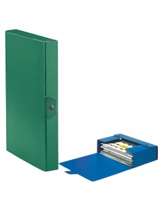 Scatole portaprogetti Eurobox Esselte - dorso 4 cm - 25x35 cm - verde - 390324180 (conf.5)