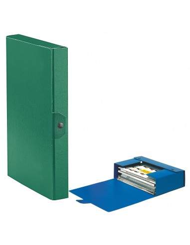 Scatole portaprogetti Eurobox Esselte - dorso 4 cm - 25x35 cm - verde - 390324180 (conf.5)