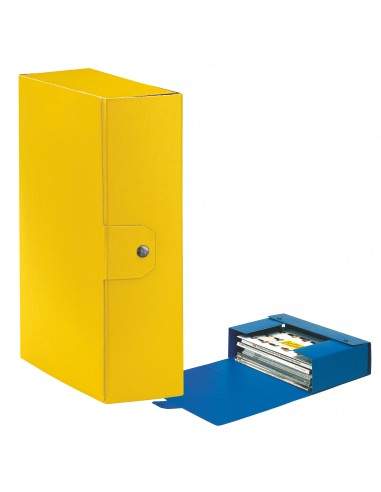 Scatole portaprogetti Eurobox Esselte - dorso 10 cm - 25x35 cm - giallo - 390330090 (conf.5)
