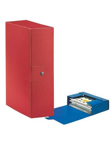 Scatole portaprogetti Eurobox Esselte - dorso 10 cm - 25x35 cm - rosso - 390330160 (conf.5)
